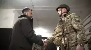 Зеленський відвідав командний пункт під Купʼянськом