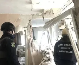 У Купʼянську показали наслідки артобстрілу