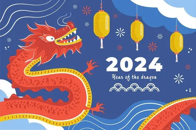 Китайський Новий рік 2024 / Ілюстрація freepik.com
