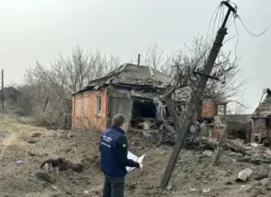 Внаслідок обстрілу Куп'янського району, загинула людина, поранено дитину