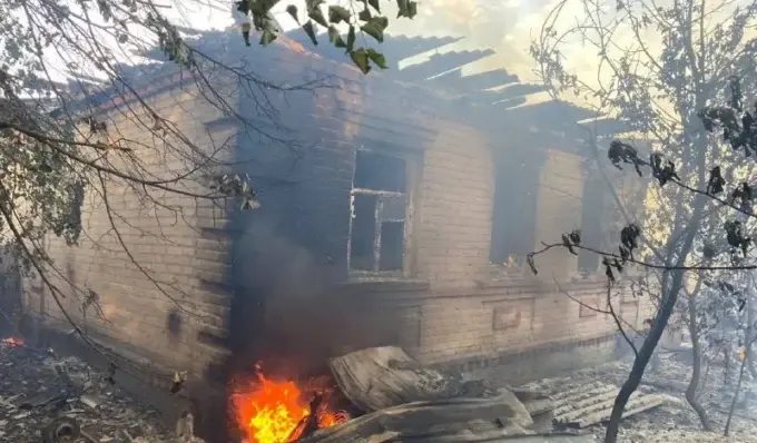 На Куп'янщині внаслідок російського обстрілу постраждав пенсіонер