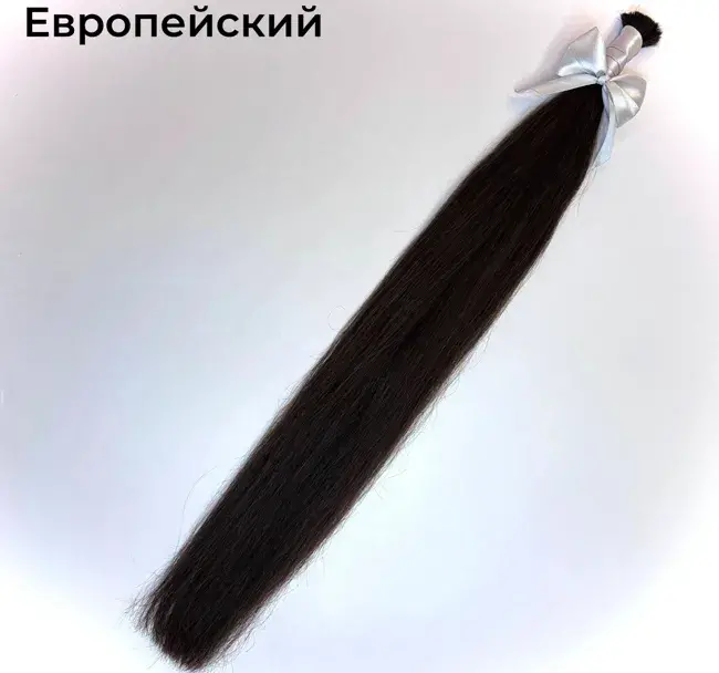 Европейский вид прядей для наращивания