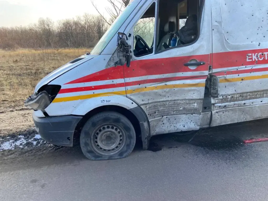 У Куп'янську росіяни вдарили дроном по медикам Харківської екстреної меддопомоги