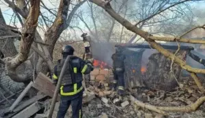 За добу ворог двічі обстріляв Куп'янськ