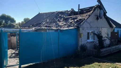 Росіяни пошкодили будинок і літню кухню в Чорноглазівці під час атаки дроном