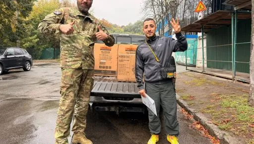 "Курган і Агрегат" придбав генератори для підрозділу військового на Харківщині